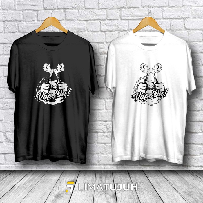 Kaos Vape On Desain Baju Distro