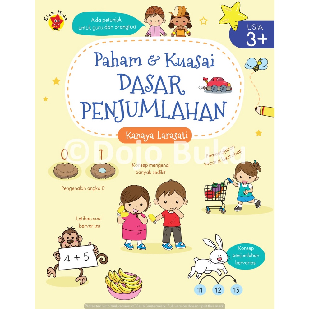 Buku Seri Paham dan Kuasai Dasar Pengurangan &amp; Penjumlahan by Kanaya Larasati