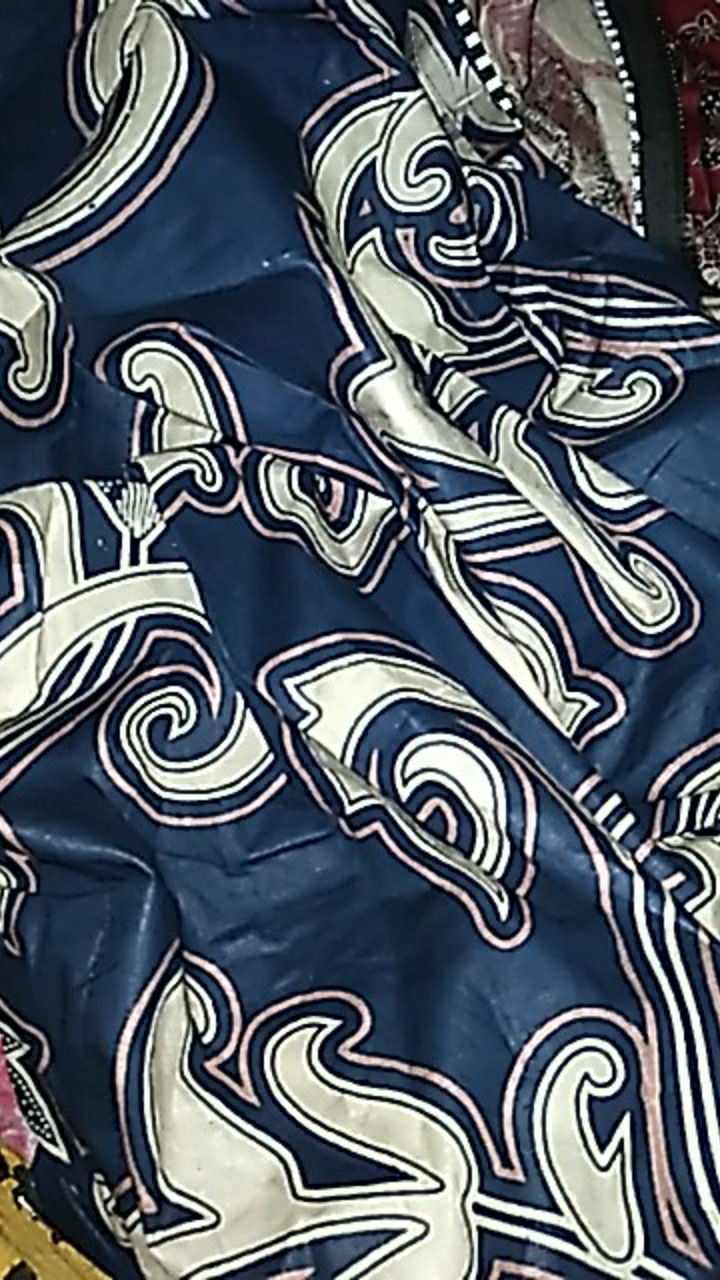 Tey-17 Batik Wanita Asj Sa Hrb026 Kenongo Kemeja Tosca Pendek