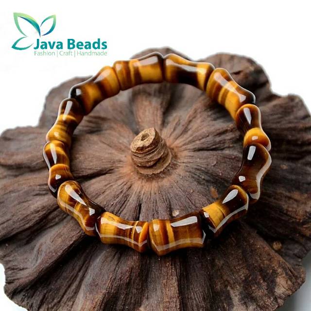 Gelang Tiger Eye Model Tulang