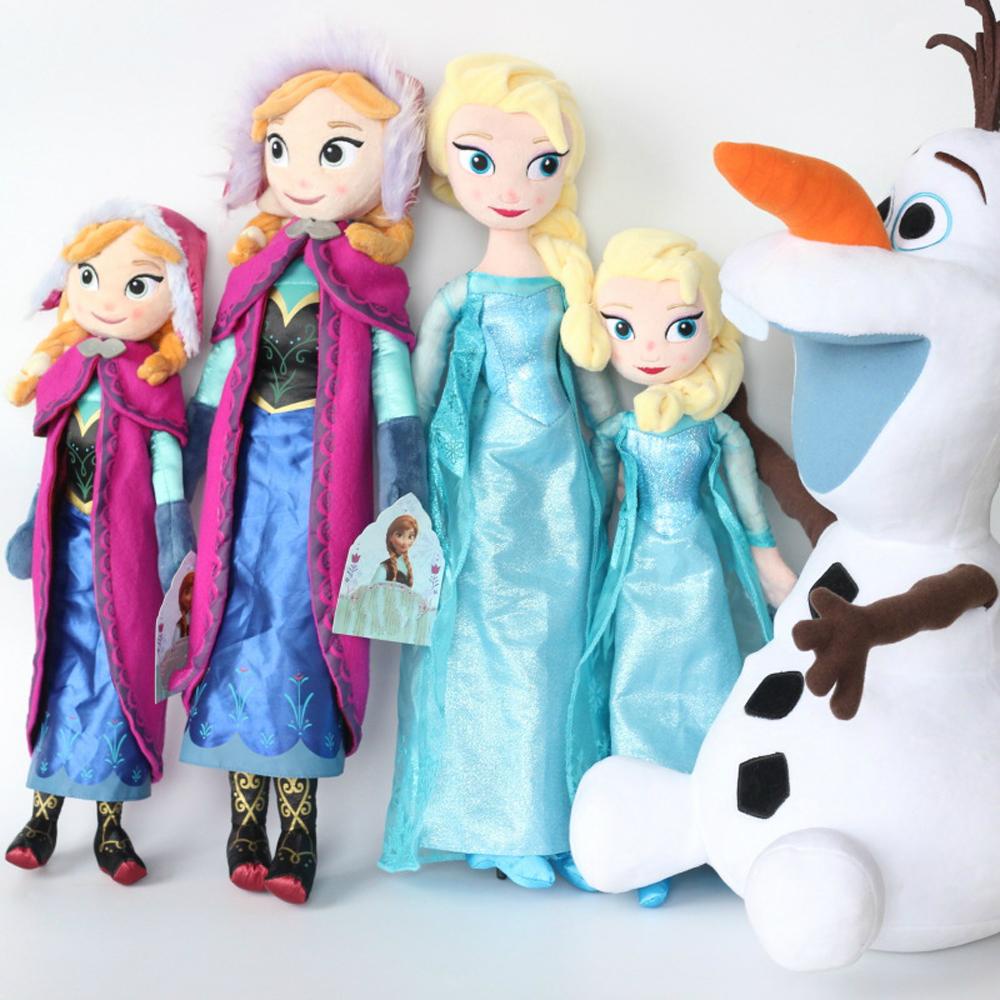 Boneka QUINTON Anna Elsa Hadiah Natal Kartun Snow Queen Elsa Doll Mainan