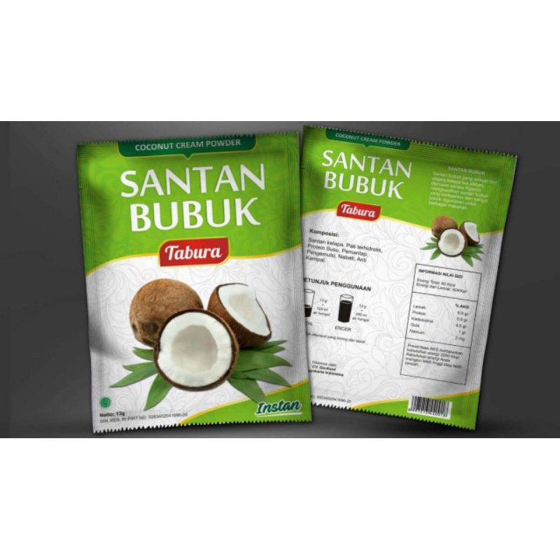 santan bubuk tabura