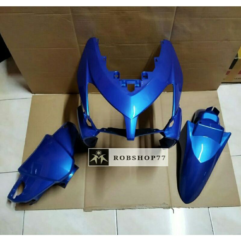 TAMENG DEPAN VARIO 110 KARBU BODY DEPAN VARIO KARBU BIRU