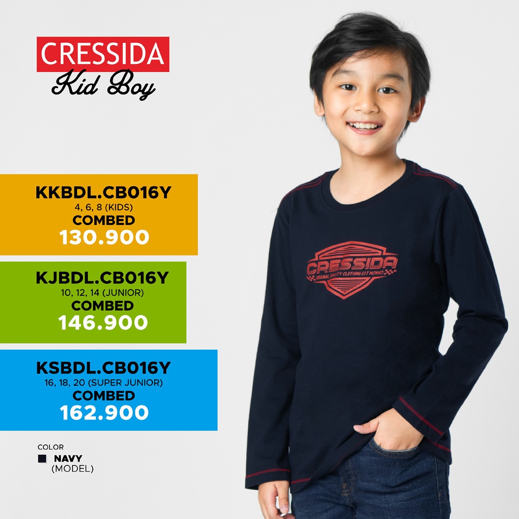 Cressida Kid Boy Baju Kaos Anak Cowok Navy Kkbdl.cb016y Kjbdl.cb016y Ksbdl.cb016y OFAFASHIONSTORE