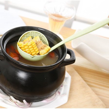 SENDOK SOUP SARINGAN 2 IN 1 / CENTONG KUAH SAYUR SUP / SENDOK KUAH DAN PENYARING KUAH