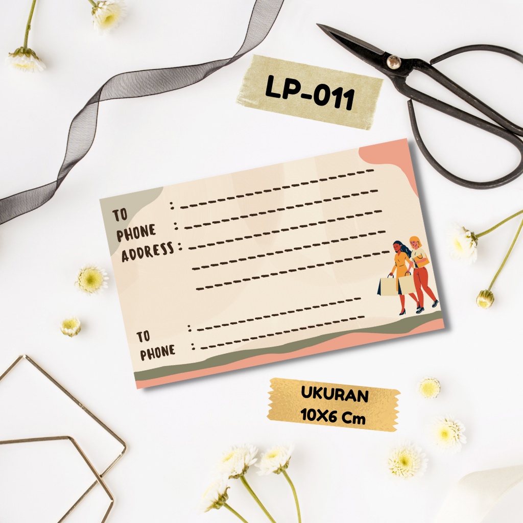 

CETAK LABEL ALAMAT PENGIRIMAN PAKET ONLINE SHOP AESTHETIC SIMPEL TERMURAH