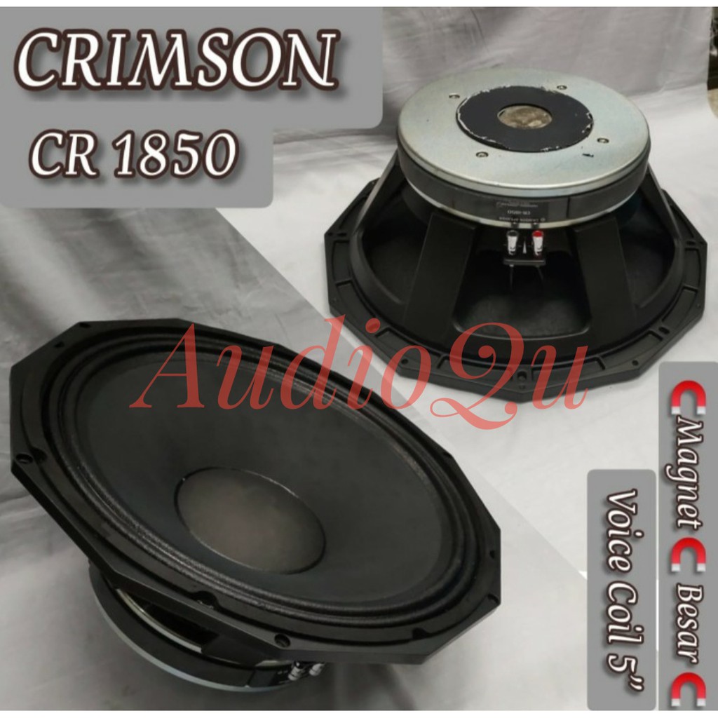 Speaker Komponen Crimson CR 1850/ CR1850 18 Inch Original