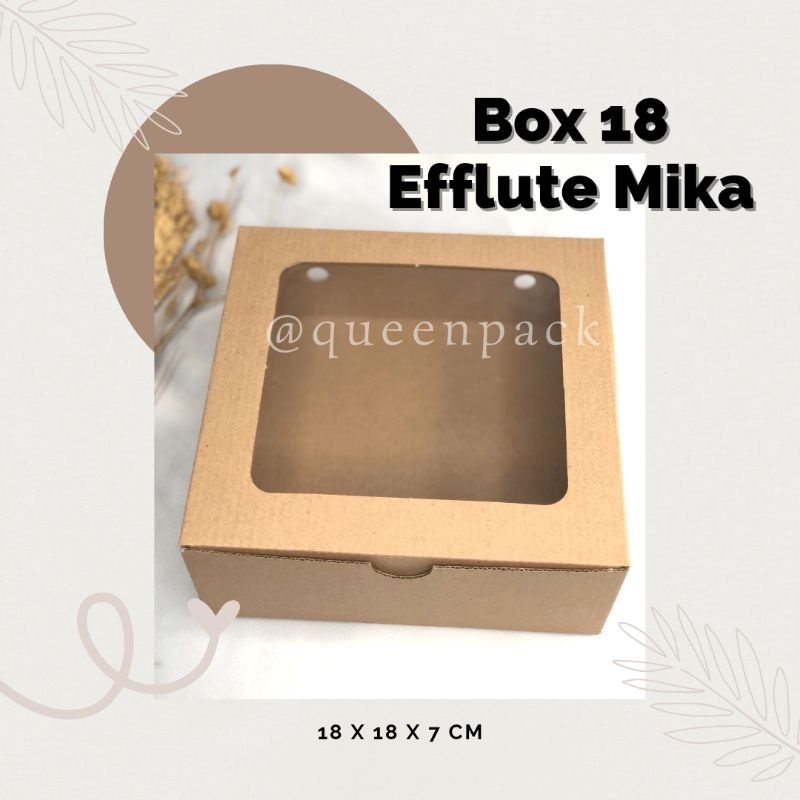 

KARDUS/BOX EFFLUTE SQUARE MIKA 18x18x7 CM KEMASAN BOX PACKAGING