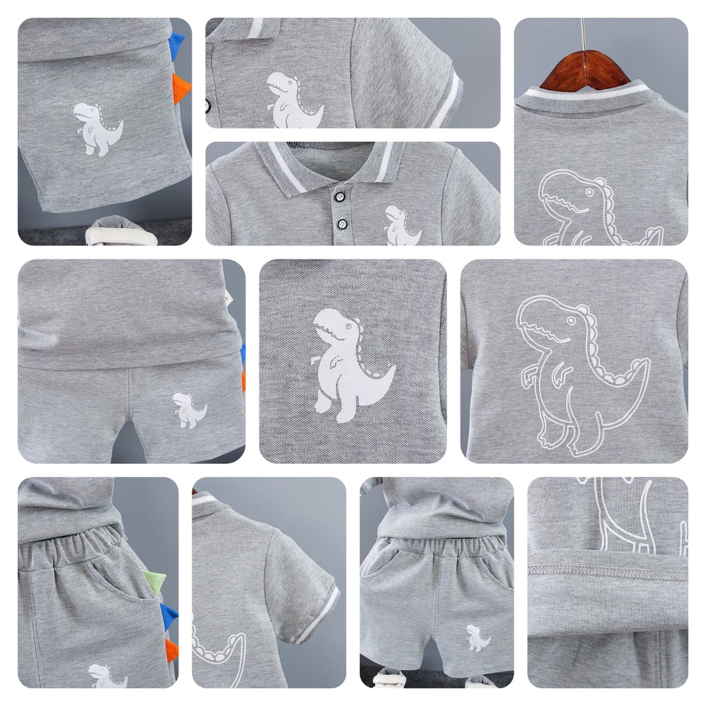 0-4TAHUN BAJU SETELAN ANAK BAYI LAKI-LAKI BAHAN KAOS POLO IMPORT HIQH QUALITY