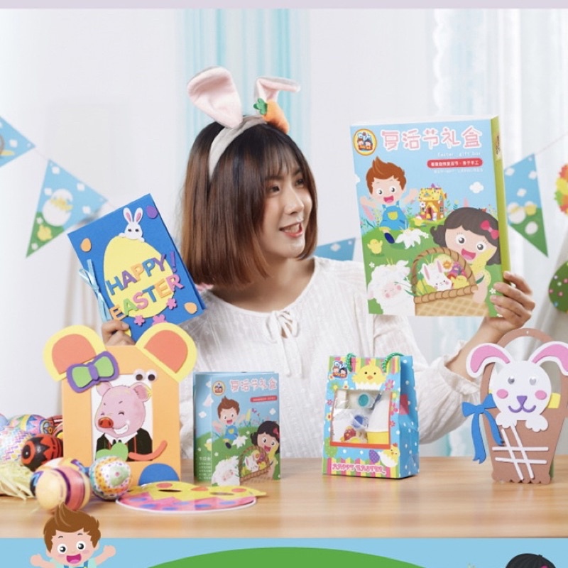 diy easter art and craft set prakarya paskah