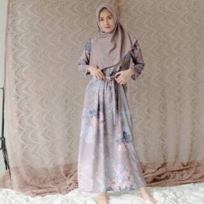 Dress/gamis/baju muslim Winter dress Vanilla Hijab Original/ Ori (preloved/pl)