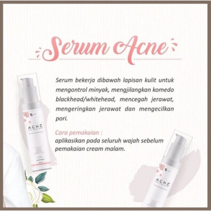 MS GLOW ACNE SERUM | ACNE SERUM MS GLOW ( UNTUK KULIT BERJERAWAT)