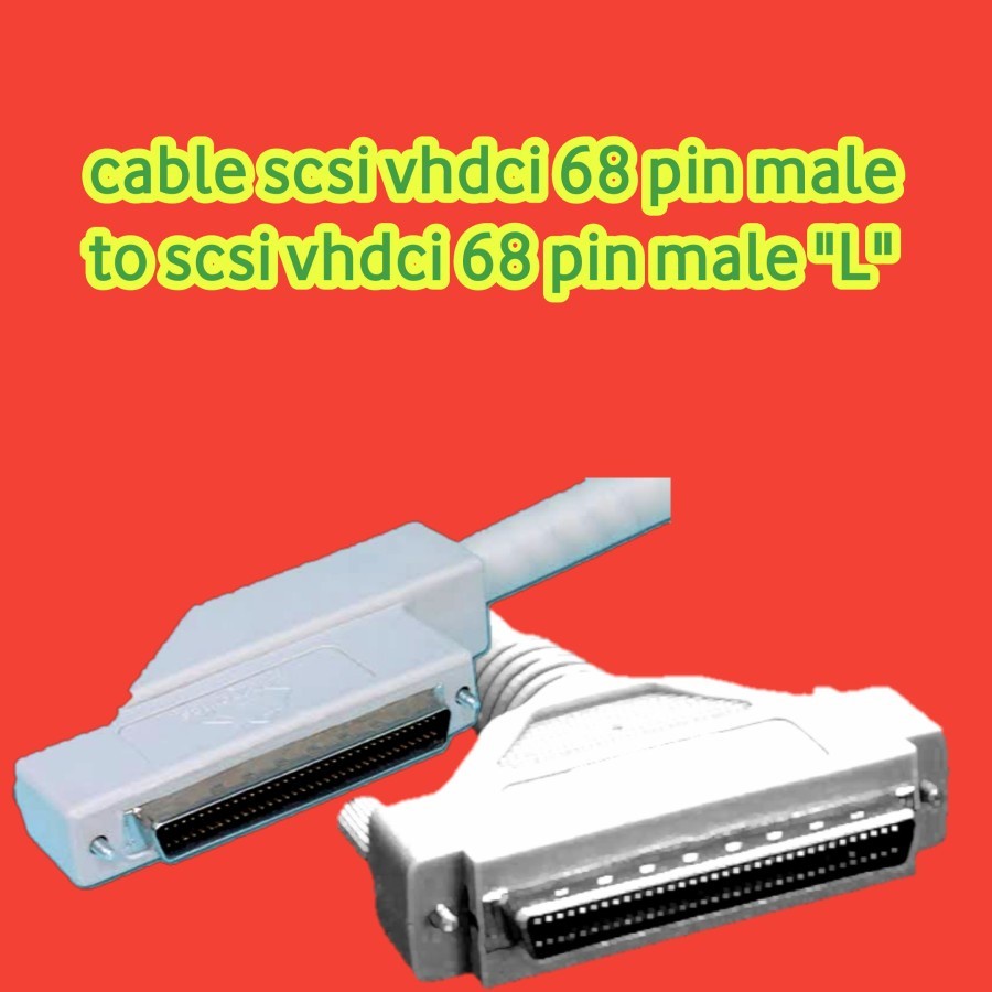 6ft SCSI Cable – 68pin VHDCI To HPDB50/HD50/MD50 Male – Double Shielded – Parts Paradise