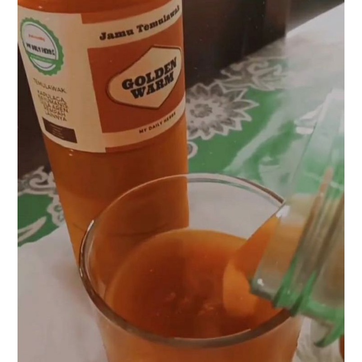 

JAMU TEMULAWAK (GOLDEN WARM) BOTOL LANGSUNG MINUM MY DAILY HERBS