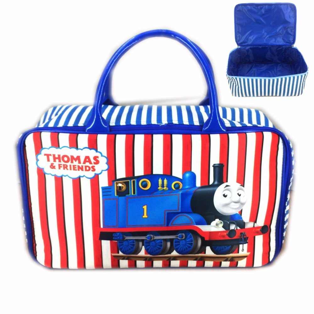 BAJ TRAVEL BAG SUPER KANVAS KARAKTER ANAK DEWASA TAS KOPER JINJING TAS RENANG THOMAS KERETA TA001