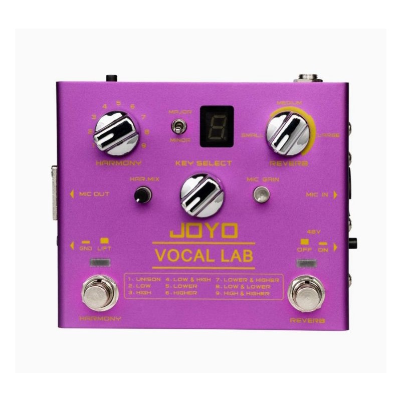Pedal Efek JOYO R-16 Vocal Lab vocal effector Joyo R16 - R 16