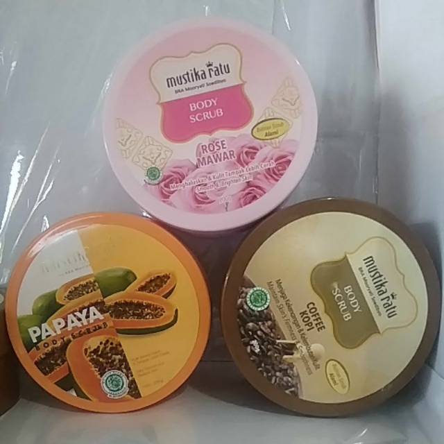 Mustika ratu body scrub