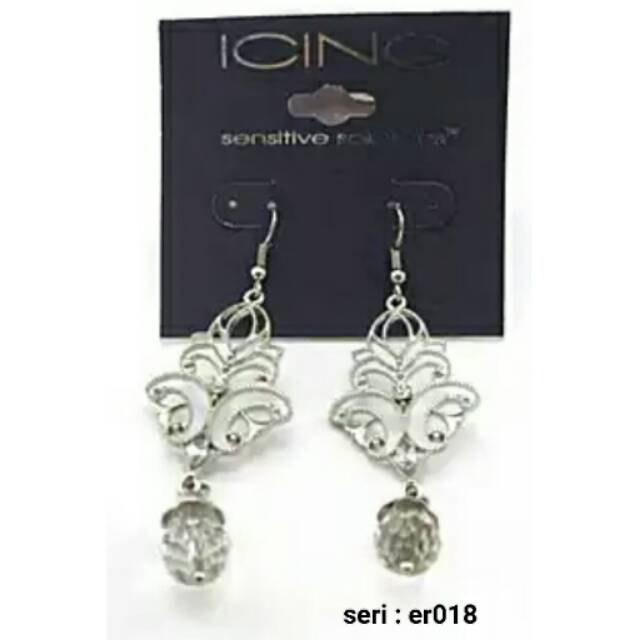 Anting mutiara silver anting elegant anting korea murah ready grosir