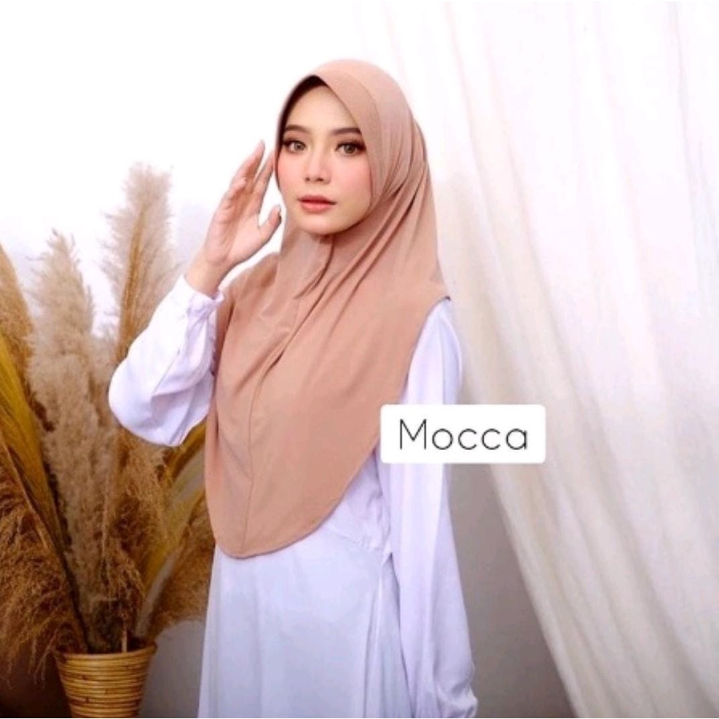 Raisa hijab bergo sport jersey / jilbab sport jersey pet antem