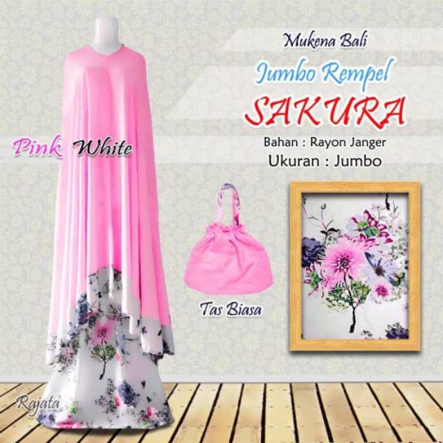 MUKENA Bali jumbo rempel