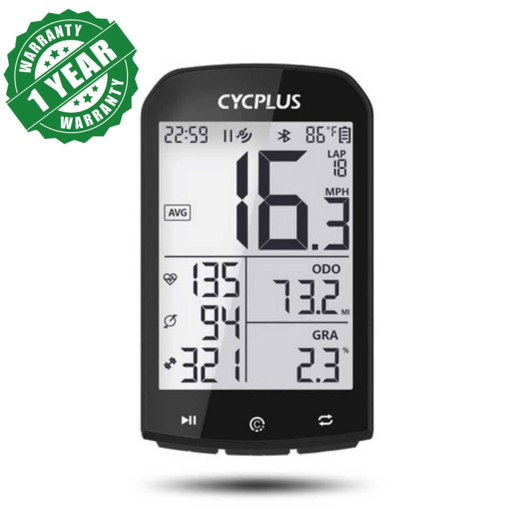 CYCPLUS M1 GPS Bike Computer Speedometer  support For Wahoo Garmin Bike Computer Zwift