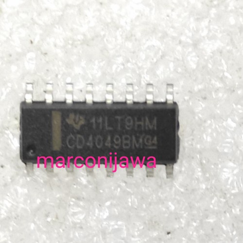 mj2002 CD4049BM ic smd tempel