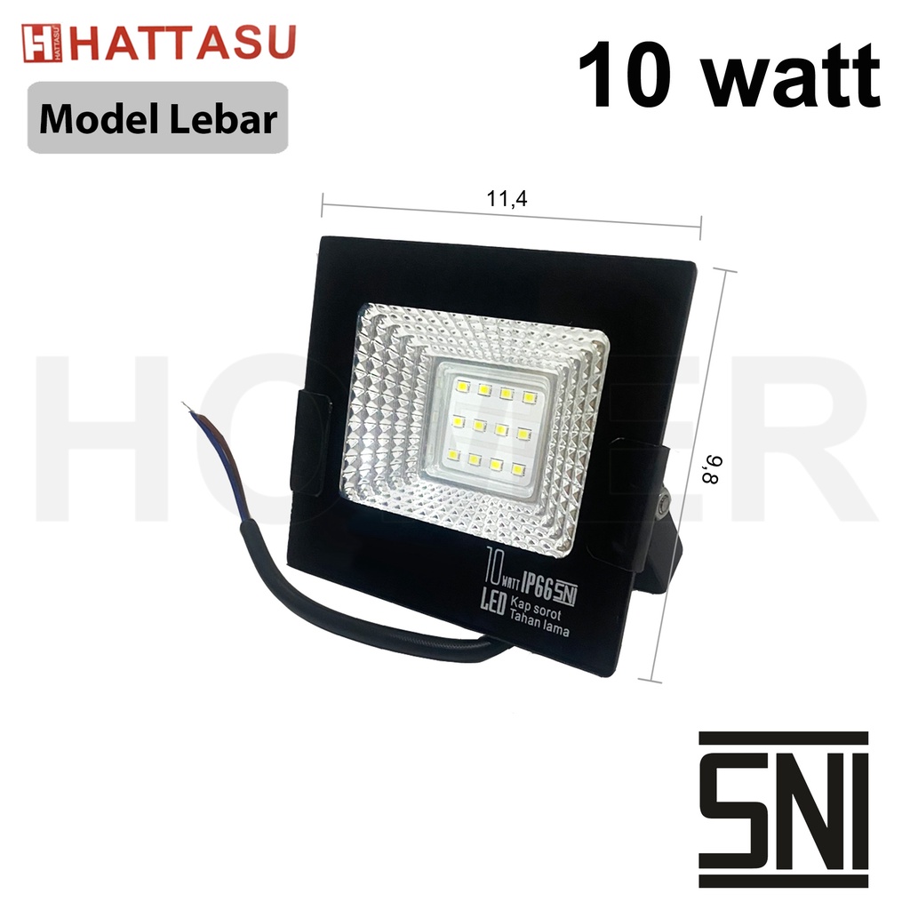 lampu led sorot / tembak / floodlight / outdoor / lapangan 10w 10 w 10 watt 10watt 20w 20 w 20 watt 20watt 20 w Probest Emico Valpro Joson Hamatsu Hattasu ip65 ip66 ip67