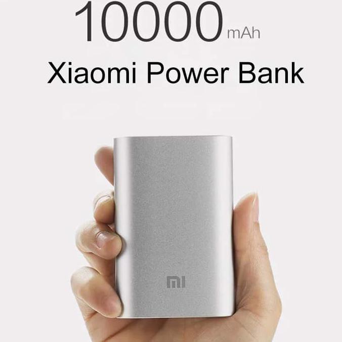 Powerbank XIAOMI 10000mah ORIGINAL Mi Powerbank ORI PB (Silver)