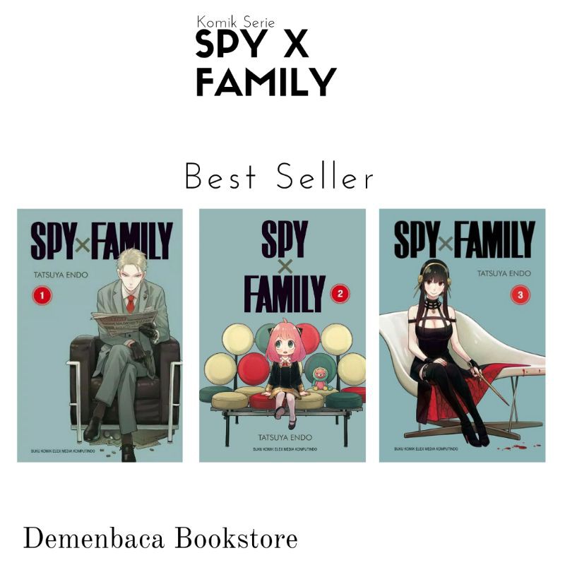 Jual Spy x Family 01 - 06 / Spy x Family Vol 1, Vol 2, vol 3, 4, 5, 6