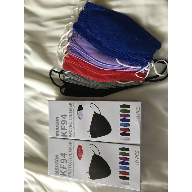 Masker KF94 Muoson 10pcs warna mix campur