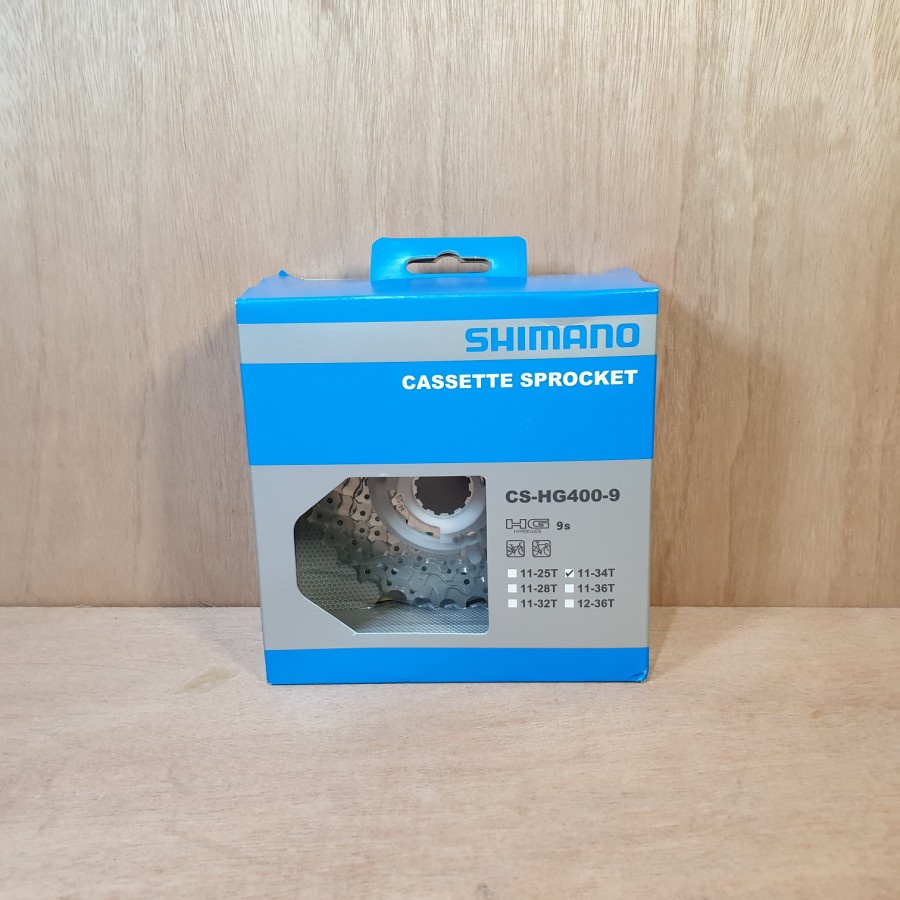 Cassette Sprocket Shimano CS-HG400-9 Sora Alivio 11-34T
