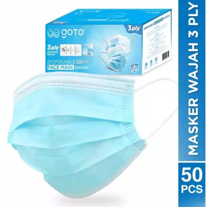 Masker Non Medis 50 Pcs Goto