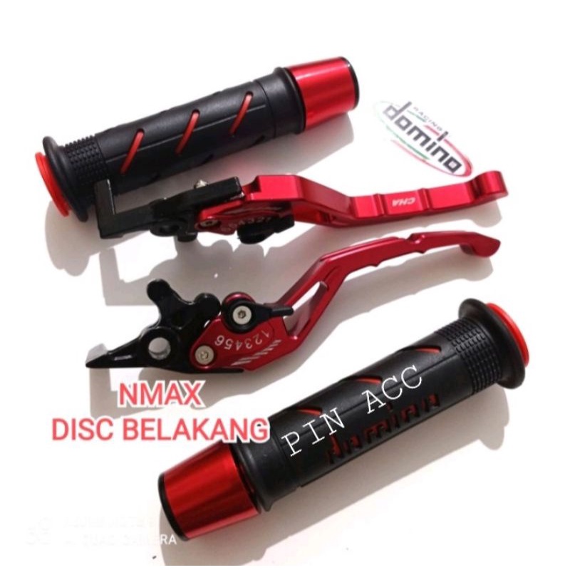 PAKET VARIASI MOTOR UNTUK MOTOR NMAX OLD PNP HANDLE CNC/BANDUL STANG/HANDFAT DOMINO GARIS