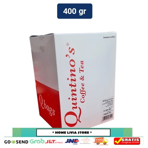 

Quintino's Coffee and Tea 50 sachet Sumatra Mellow 400 gr