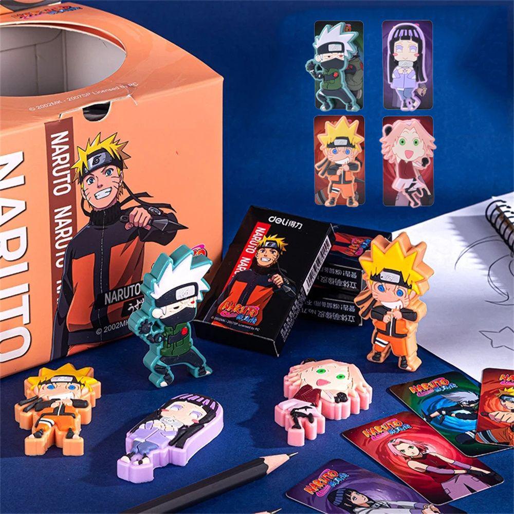 Lanfy Naruto 3D Eraser Student Anak Untuk Menghapus Pensil Perlengkapan Koreksi Alat Tulis Sekolah Penghapus Karet