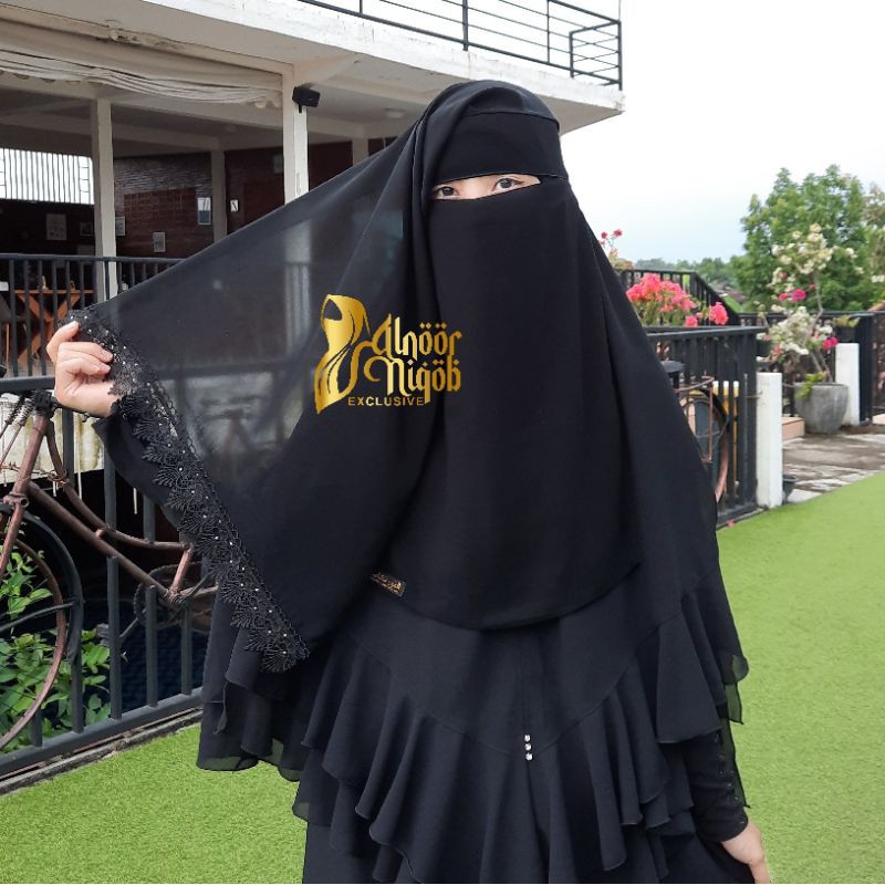 niqab WARDAH KODE03 cadar yaman by alnoor niqob temboro nikop bandana nikob cantik