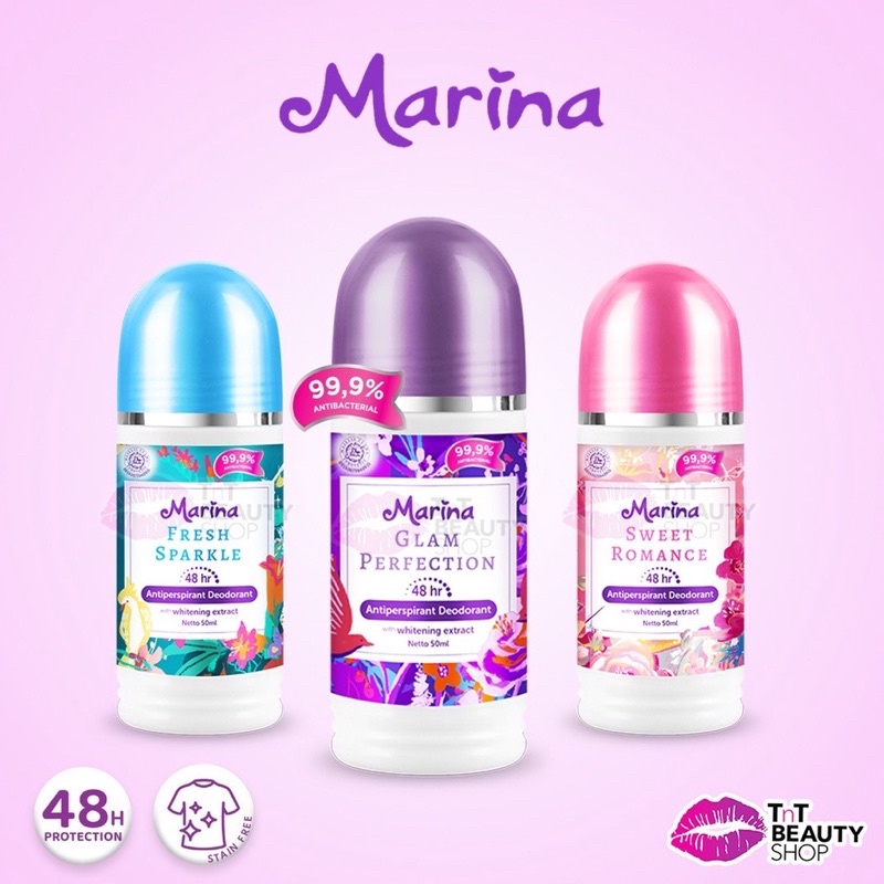 MARINA ANTIPERSPIRANT DEODORANT ROLL ON 50ML