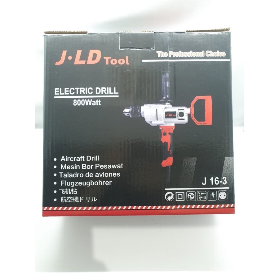 Mesin Bor Multifungsi Uk.16mm Electric Drill J16-3 by JLD Tools