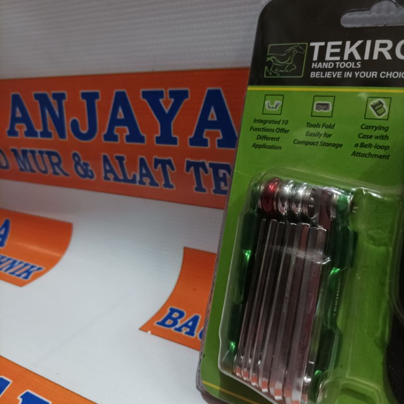 Tekiro Toolkit Sepeda Set 10 Pcs