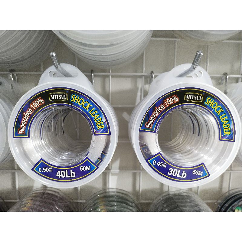 shock leader mitsui Xenon 50m fluorocarbon