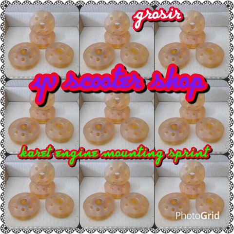 KARET ENGINE MOUNTING vespa primavera , sprint dan  gts/ aksesoris & sparepart vespa