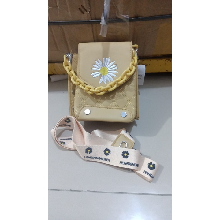 MV_Marvelouz MV302877 tas SlingBag motif Flower wanita import LT1324 EL 5511 JTF30340 BQ2877 CR7434