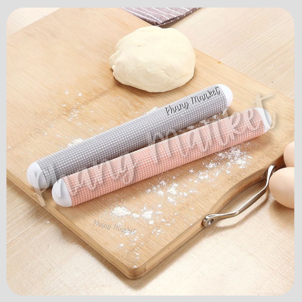 Rolling Pin Penggiling Penggilas Adonan Kue Tepung Donut Kue Anti Lengket Premium Quality