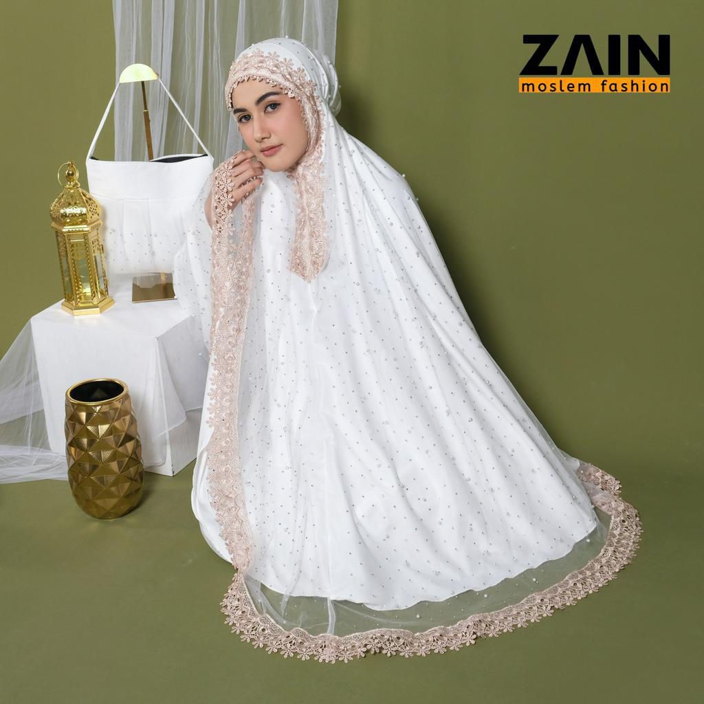 ZAIN - Mukena Dewasa Sprinkle Diamond Premium Jumbo Mewah