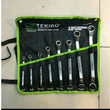 tekiro SE 0301 kunci ring set 8pcs 6mm-24mm SE0301