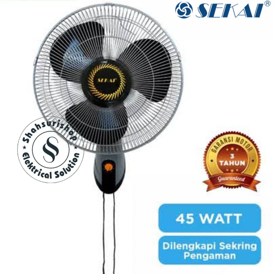 KIPAS SEKAI WFN 1627 KIPAS ANGIN DINDING 16 INCH 16&quot; 45 WATT