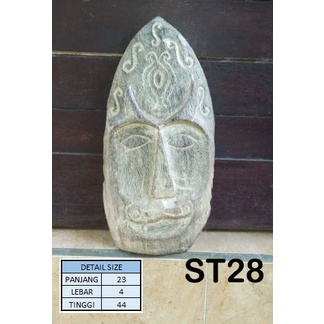 TOPENG KAYU | HIASAN DINDING | TOPENG ANTIK | HIASAN RUMAH | DEKORASI | SOUVENIR BALI | ST 28