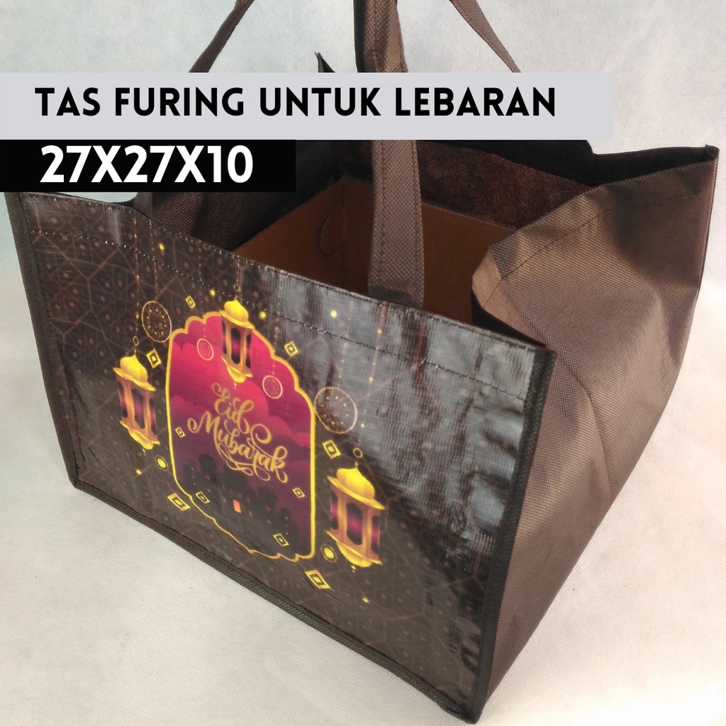 

(10PCS) TAS SPUNBOND TAS FURING LEBARAN 27X27X20