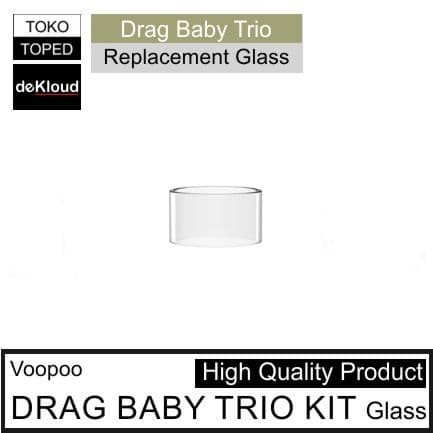 koleksi tabung bahan kaca DRAG BABYy TRIO KIT warna glass bening baby