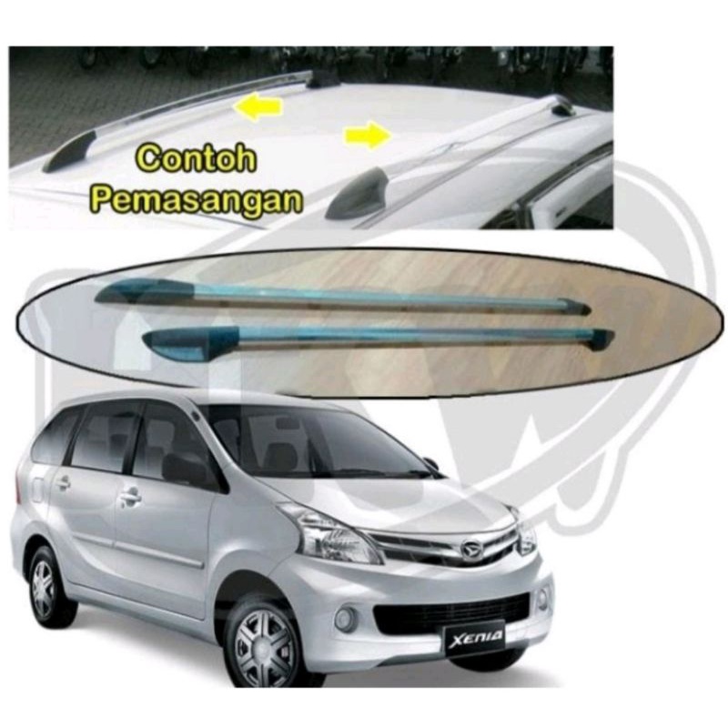 Roof Rail atap kabin / kaki 2 chrome Mobil Ertiga/All New Ertiga
